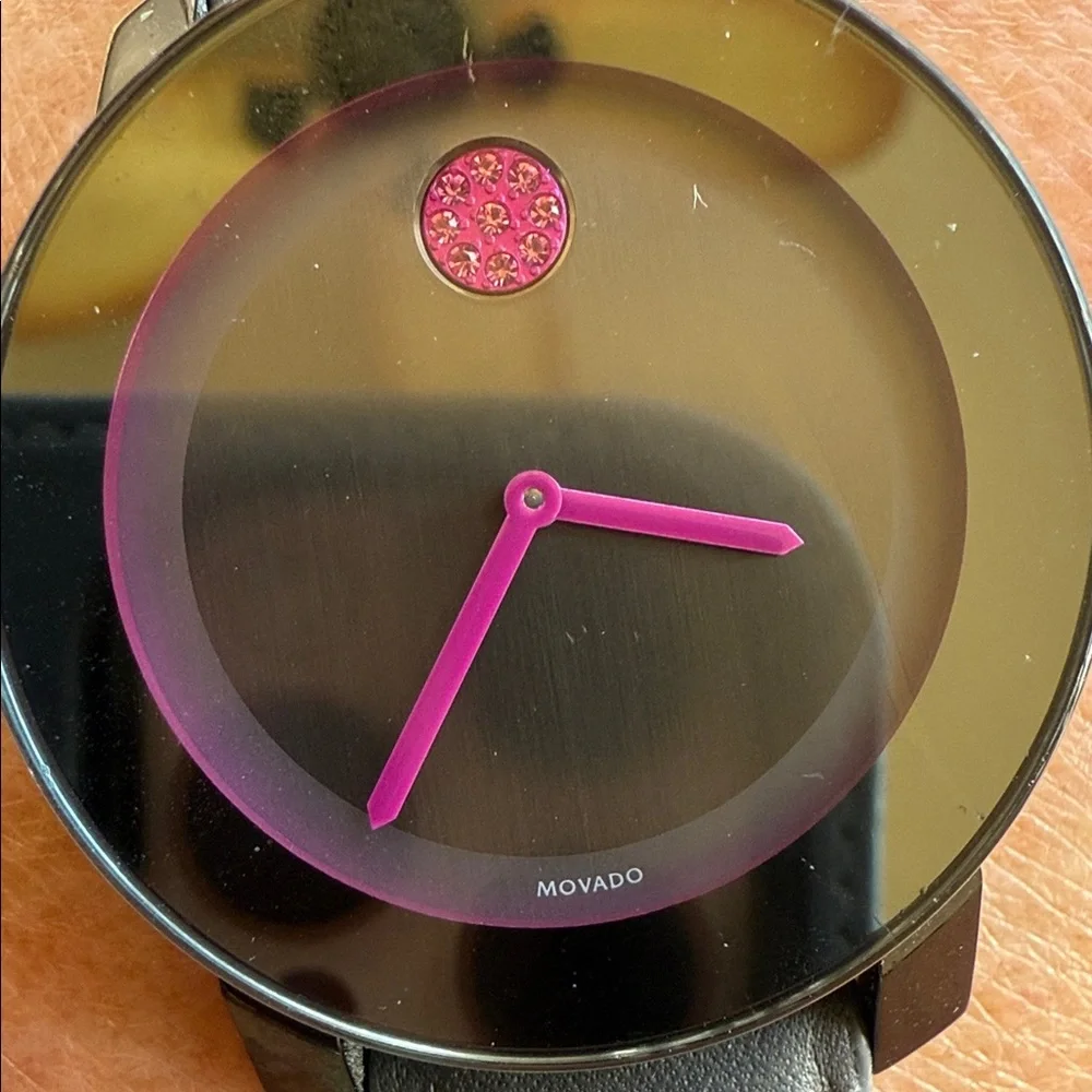 Movado Limited Edition Women’s Black and Pink Smartwatch